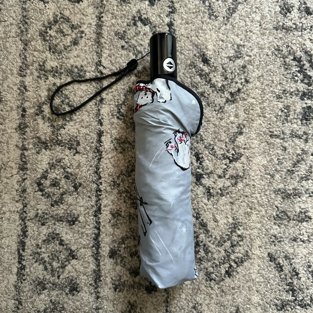 Vera Bradley Beary Merry Automatic Folding Umbrella